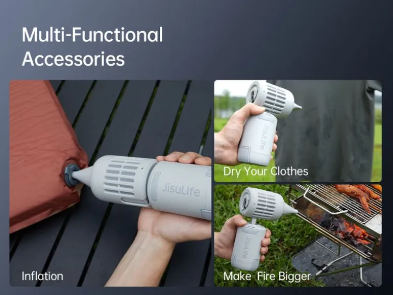 Jisulife Tischventilator Ultra1 Grau