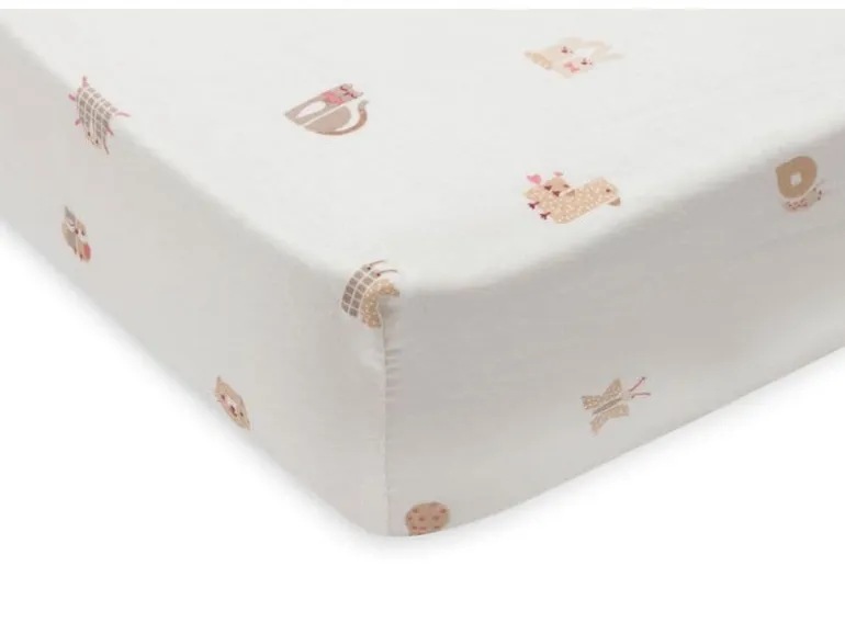 Jollein Fix-Leintuch Animal Friends 60 x 120 cm