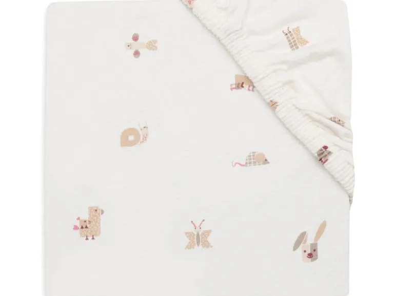 Jollein Fix-Leintuch Animal Friends 40-50 x 80-90 cm