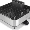 Joseph Joseph Extend Steel Plus Geschirrabtropfständer schwarz Schwarz