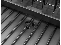 Joseph Joseph Extend Steel Plus Geschirrabtropfständer schwarz Schwarz