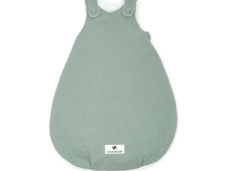 Julius Zöllner Baby-Ganzjahresschlafsack Musselin Grün Gr. 56/62