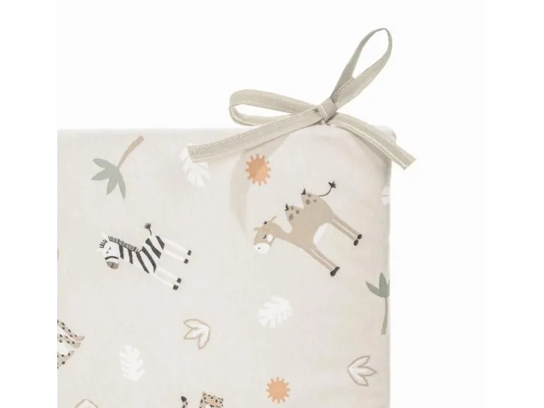 Julius Zöllner Bettnestchen Comfort Soft Savanne Beige 180 x 35 cm