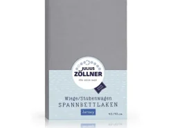 Julius Zöllner Fix-Leintuch Jersey 90 x 40 cm, Anthracite