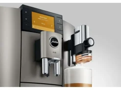 JURA Kaffeevollautomat E8 Midnight Silver Silber matt