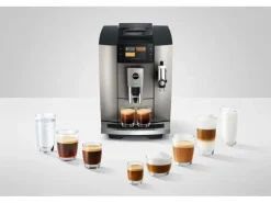 JURA Kaffeevollautomat E8 Midnight Silver Silber matt
