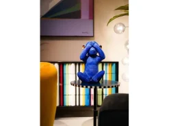 Kare Spardose Monkey Mizaru Blau