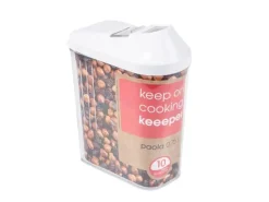 keeeper Paola 0.75 l, Transparent/Weiss
