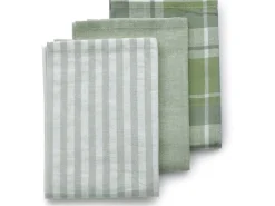 Kela Geschirrtuch-Set Pasado 3 Stück, Olive Green