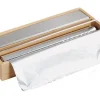 Kesper Frischhaltefolien-Spender Silber/Braun