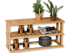 Kesper Küchenregal aus Bambus, 2 Ebenen, 55 x 20 x 27 cm