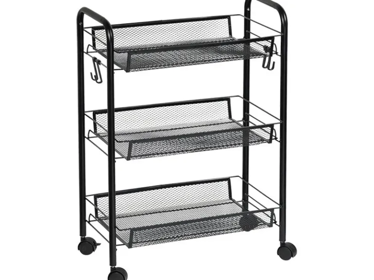 Kesper Küchenwagen 26/44 x 6.35/63.5 x 26 cm/44 cm, Schwarz