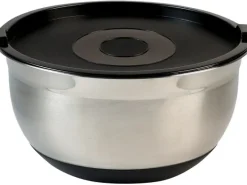 Kesper mit Deckel 4.5 l, Schwarz/Silber