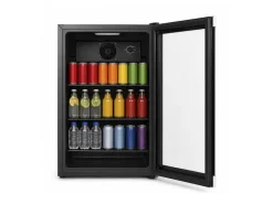 Kibernetik Getränkekühlschrank GK70 69 l, 4 - 12 °C, Glastür, Schwarz