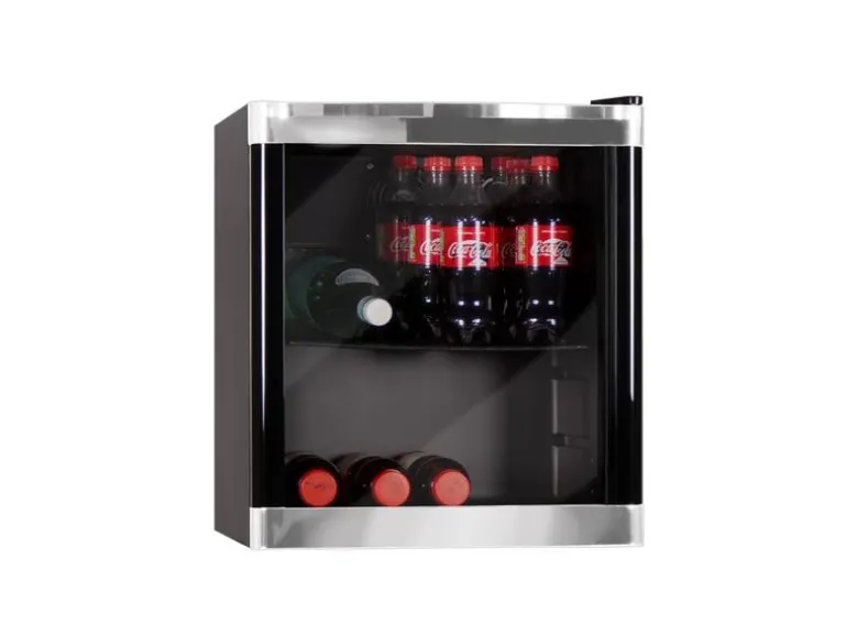 Kibernetik Mini-Gewerbekühlschrank Schwarz, Rechts, Wechselbar