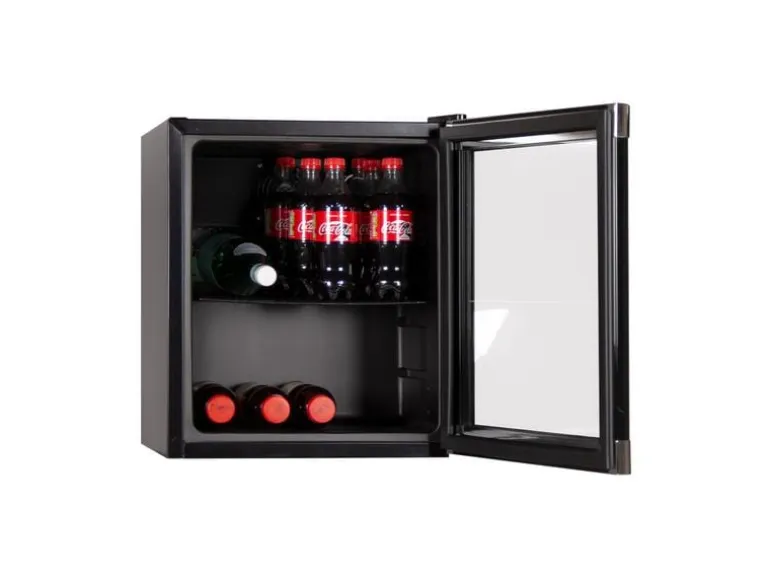 Kibernetik Mini-Gewerbekühlschrank Schwarz, Rechts, Wechselbar