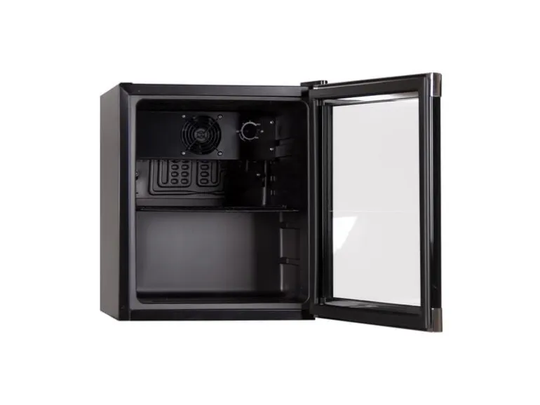 Kibernetik Mini-Gewerbekühlschrank Schwarz, Rechts, Wechselbar