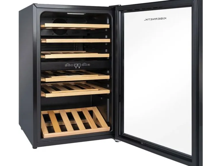 Kibernetik Weinkühlschrank WKH39D Rechts, Schwarz