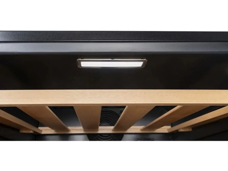 Kibernetik Weinkühlschrank WKH39D Rechts, Schwarz