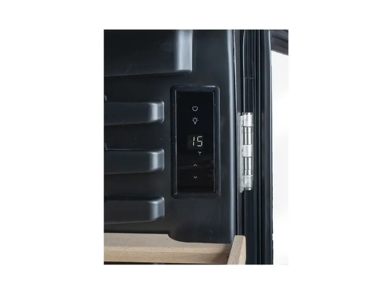 Kibernetik Weinkühlschrank WKH49S Rechts, Schwarz