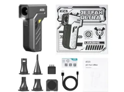 KiCA Handventilator Jet Fan Ultra Schwarz