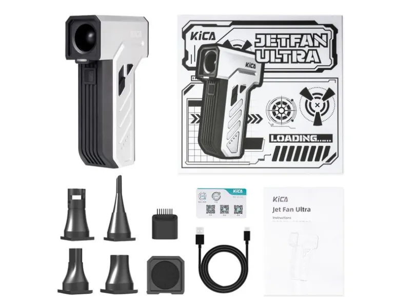 KiCA Handventilator Jet Fan Ultra Weiss
