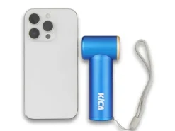 KiCA Jet Fan Mini-Handventilator Blau