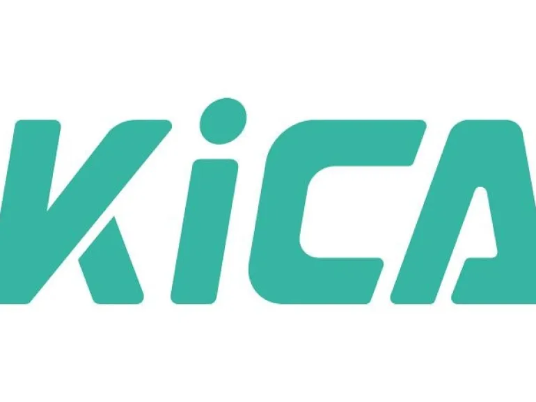 KiCA Jet Fan Mini-Handventilator Rot