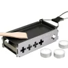 Kisag Teelicht-Raclette Candle light to go Silber