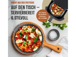 KitchBo Silikonform, 20 x 20 x 6.3 cm, Schwarz / Grau