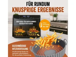 KitchBo Silikonform, 20 x 20 x 6.3 cm, Schwarz / Grau