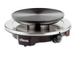 Koenig Fleischfondue-Set Bourguignonne/ Chinoise 8 Teile, Silber
