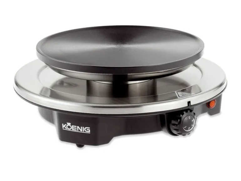Koenig Fleischfondue-Set Bourguignonne/ Chinoise 8 Teile, Silber