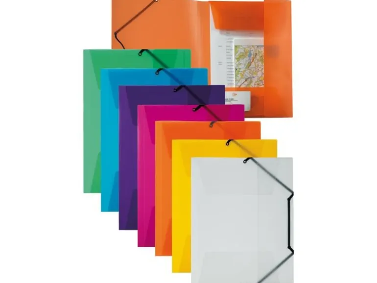 Kolma Gummibandmappe Penda Easy A4 KolmaFlex Transparent