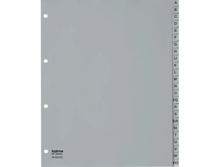 Kolma Register A4 XL KolmaFlex A-Z