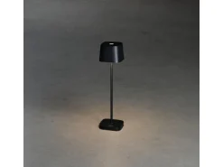 Konstsmide Akku-Tischleuchte Capri Mini USB, 2200-3000K, 2.2 W, Schwarz