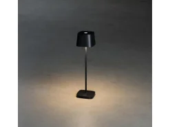 Konstsmide Akku-Tischleuchte Capri Mini USB, 2200-3000K, 2.2 W, Schwarz