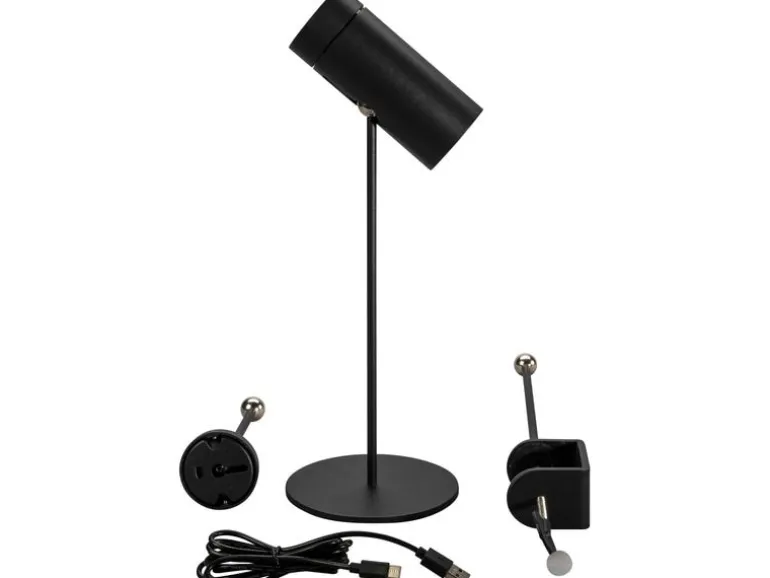Konstsmide Akku-Tischleuchte Multi LED 2200/3000K, Dimmbar - Schwarz