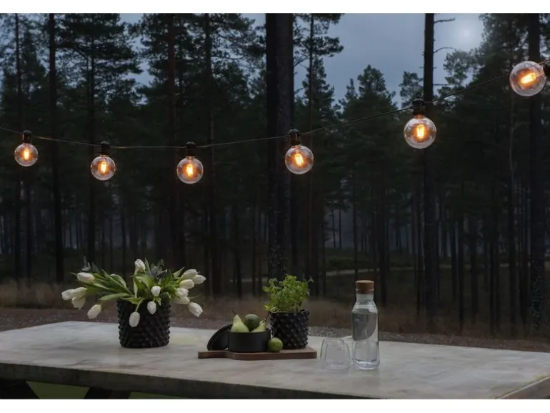 Konstsmide Lichterkette Globe, 10 LEDs, Transparent