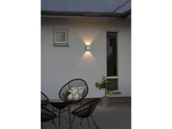 Konstsmide Wandleuchte Chieri, 3000K, 4W, Anthrazit