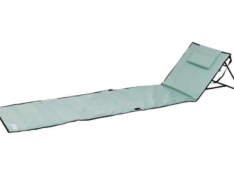 KOOR Strandmatte Calma Granite Green mit Kopfstütze, 220 cm