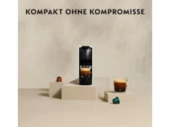 Krups Kaffeemaschine Nespresso Essenza Mini XN110B Schwarz/Grau