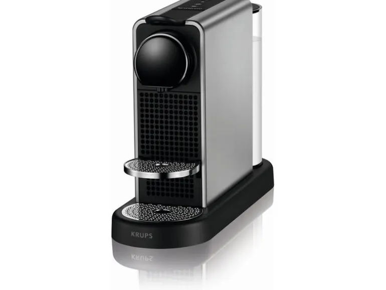 Krups Kaffeemaschine Nespresso CitiZ Platinum Schwarz/Titanium