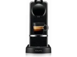 Krups Kaffeemaschine Nespresso CitiZ Platinum Schwarz/Titanium