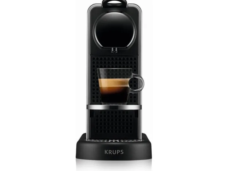 Krups Kaffeemaschine Nespresso CitiZ Platinum Schwarz/Titanium