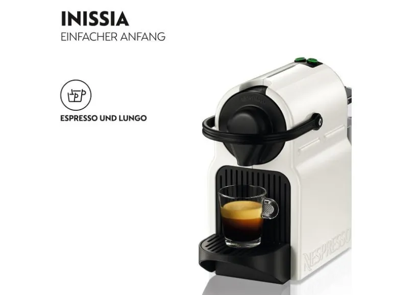 Krups Kaffeemaschine Nespresso Inissia XN1001 Weiss
