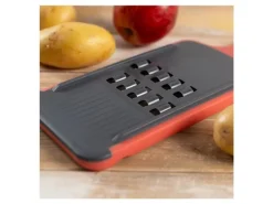 Kuhn Rikon EASY Reibe Hobel-Set Rot, 3 teilig