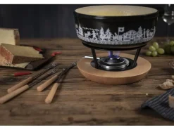 Kuhn Rikon Fondue-Caquelon Induktion Alpweide Schwarz