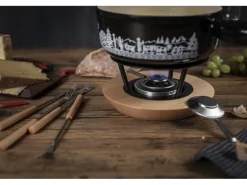 Kuhn Rikon Fondue-Caquelon Induktion Alpweide Schwarz