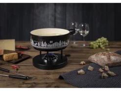 Kuhn Rikon Fondue-Caquelon Induktion Alpweide Schwarz